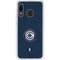 NBA Los Angeles Clippers Distressed Blue Galaxy A20 Clear Case